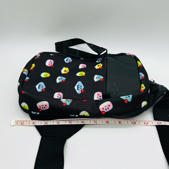Nike Kids Black Sling Bag with Colorful Emoji Print Like New - Picture 10 of 13